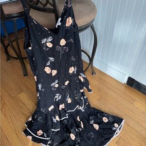 BP Black and Pink Floral Dress